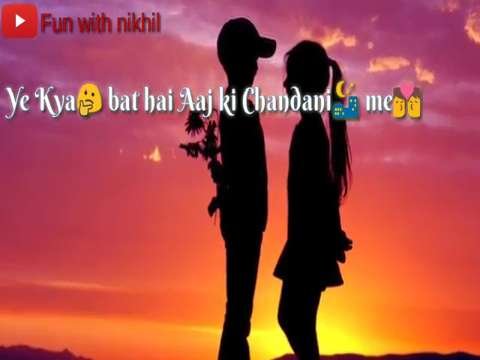 Love Status Video | Ye Raate Ye Mausam Nadi Ka Kinara | Love Whatsapp Status Video | Animated Status Video