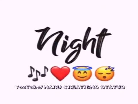 Good night status video song| new trending whatsapp status | romantic status | Good Night Status Video