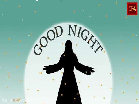 Relaxing Good Night Status | Good Night With Jesus Christ | Animated Whatsapp Status Video
