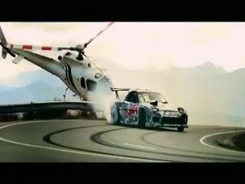 Racing car action video