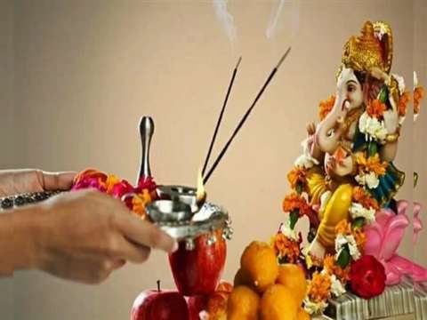 Ganesh puja status thumbnail