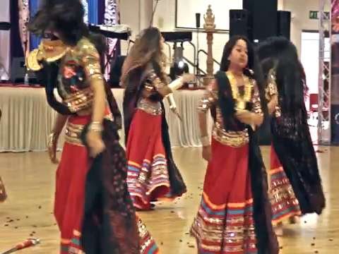 Maher girls raas group perform at summer raas garba