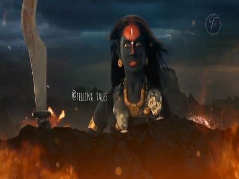 Mata parvati turns into mata mahakali status