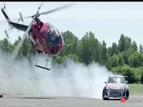 Car vs helicopter race  car bike lovers whats app status video