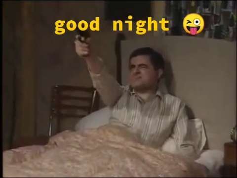 Mr bean light off | good night status video