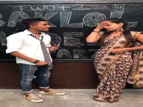 Full comedy video | teacher student status | funny status | tiktok video thumbnail