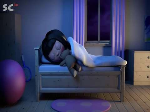 Good night 3D animation video | good night 3D cartoon animation video