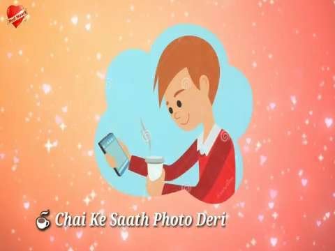 Animated cute love morning | whatsapp status video romantic love cute cartoon status