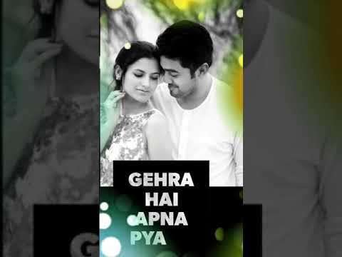 Woh lamhe woh baatien | Full screen romantic status video