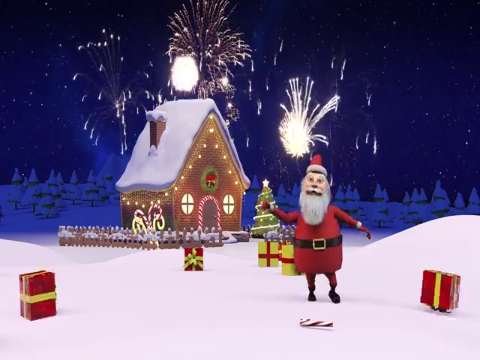 Merry Christmas and Happy New Year | width Santa Claus | whatsapp status video