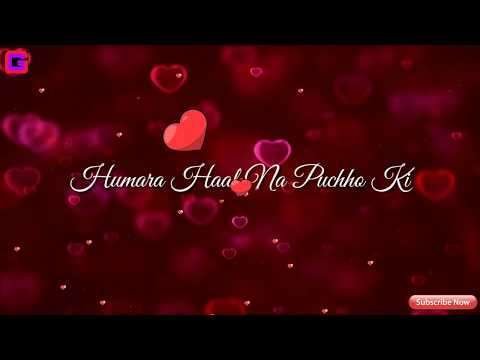 Hamara haal na pucho| love video status