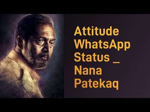 Nana patekar | dialogue status video